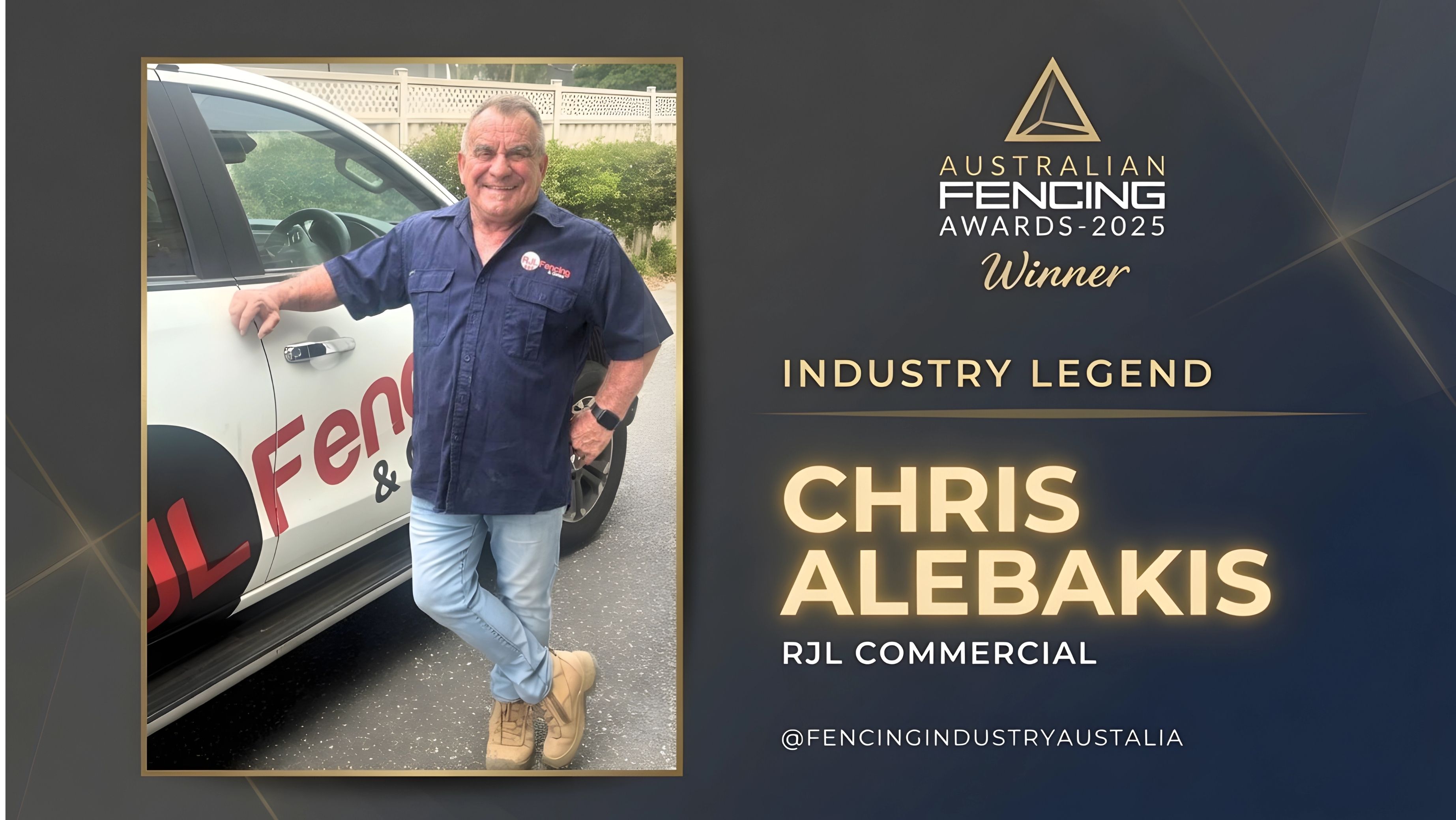 Chris Alebakis, Australian Fencing Awards 2025 Industry Legend