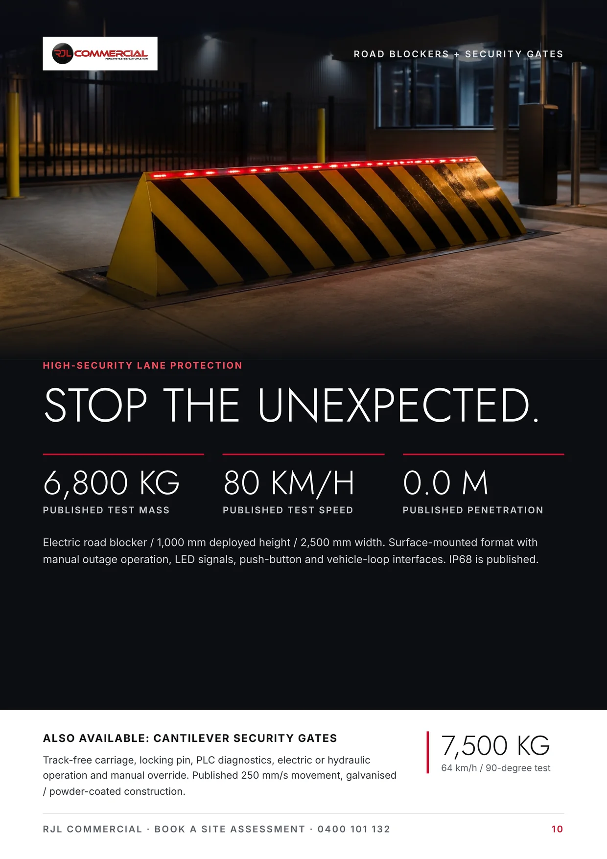 Page 10: Road blockers